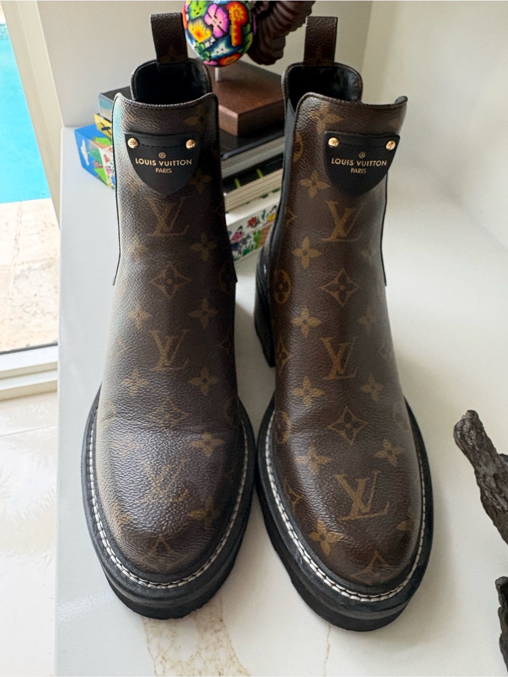 Louis Vuitton Monogram Ankle Boots